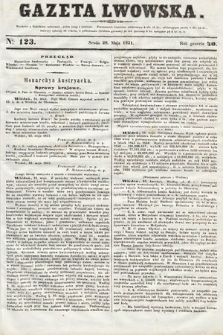 Gazeta Lwowska. 1851, nr 123