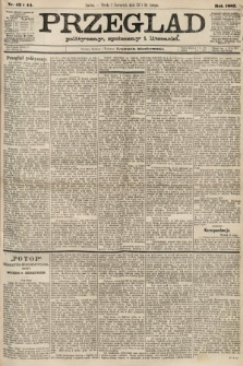 Przegląd polityczny, społeczny i literacki. 1887, nr 43