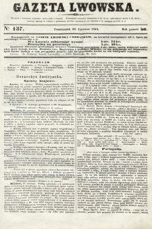 Gazeta Lwowska. 1851, nr 137