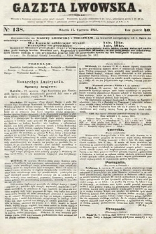 Gazeta Lwowska. 1851, nr 138