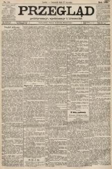 Przegląd polityczny, społeczny i literacki. 1889, nr 14