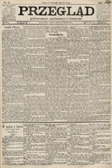 Przegląd polityczny, społeczny i literacki. 1889, nr 43