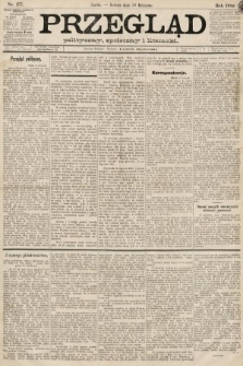 Przegląd polityczny, społeczny i literacki. 1889, nr 277