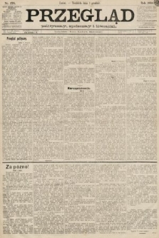 Przegląd polityczny, społeczny i literacki. 1889, nr 278