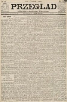 Przegląd polityczny, społeczny i literacki. 1889, nr 279