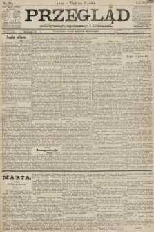 Przegląd polityczny, społeczny i literacki. 1889, nr 291