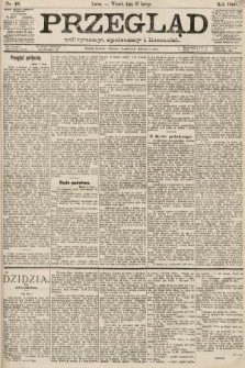 Przegląd polityczny, społeczny i literacki. 1890, nr 40