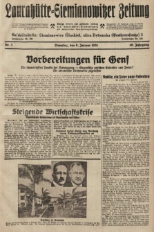 Laurahütte-Siemianowitzer Zeitung : enzige älteste und gelesenste Zeitung von Laurahütte-Siemianowitz mit wöchentlicher Unterhaitungsbeilage. 1931, nr 3