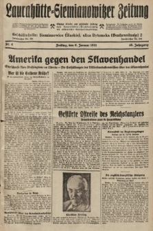 Laurahütte-Siemianowitzer Zeitung : enzige älteste und gelesenste Zeitung von Laurahütte-Siemianowitz mit wöchentlicher Unterhaitungsbeilage. 1931, nr 4