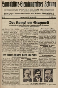 Laurahütte-Siemianowitzer Zeitung : enzige älteste und gelesenste Zeitung von Laurahütte-Siemianowitz mit wöchentlicher Unterhaitungsbeilage. 1931, nr 13