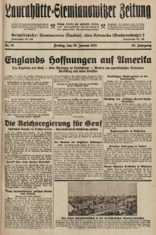 Laurahütte-Siemianowitzer Zeitung : enzige älteste und gelesenste Zeitung von Laurahütte-Siemianowitz mit wöchentlicher Unterhaitungsbeilage. 1931, nr 16