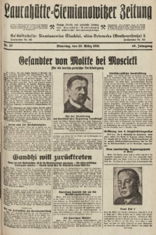 Laurahütte-Siemianowitzer Zeitung : enzige älteste und gelesenste Zeitung von Laurahütte-Siemianowitz mit wöchentlicher Unterhaitungsbeilage. 1931, nr 37