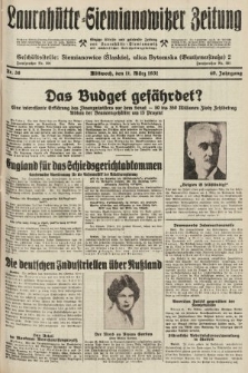 Laurahütte-Siemianowitzer Zeitung : enzige älteste und gelesenste Zeitung von Laurahütte-Siemianowitz mit wöchentlicher Unterhaitungsbeilage. 1931, nr 38