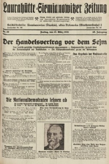 Laurahütte-Siemianowitzer Zeitung : enzige älteste und gelesenste Zeitung von Laurahütte-Siemianowitz mit wöchentlicher Unterhaitungsbeilage. 1931, nr 39