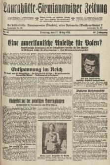 Laurahütte-Siemianowitzer Zeitung : enzige älteste und gelesenste Zeitung von Laurahütte-Siemianowitz mit wöchentlicher Unterhaitungsbeilage. 1931, nr 41