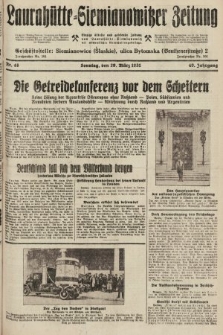 Laurahütte-Siemianowitzer Zeitung : enzige älteste und gelesenste Zeitung von Laurahütte-Siemianowitz mit wöchentlicher Unterhaitungsbeilage. 1931, nr 48