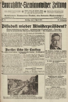 Laurahütte-Siemianowitzer Zeitung : enzige älteste und gelesenste Zeitung von Laurahütte-Siemianowitz mit wöchentlicher Unterhaitungsbeilage. 1931, nr 51