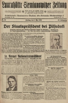 Laurahütte-Siemianowitzer Zeitung : enzige älteste und gelesenste Zeitung von Laurahütte-Siemianowitz mit wöchentlicher Unterhaitungsbeilage. 1931, nr 66