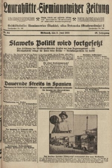 Laurahütte-Siemianowitzer Zeitung : enzige älteste und gelesenste Zeitung von Laurahütte-Siemianowitz mit wöchentlicher Unterhaitungsbeilage. 1931, nr 84