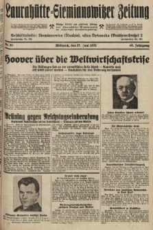 Laurahütte-Siemianowitzer Zeitung : enzige älteste und gelesenste Zeitung von Laurahütte-Siemianowitz mit wöchentlicher Unterhaitungsbeilage. 1931, nr 92