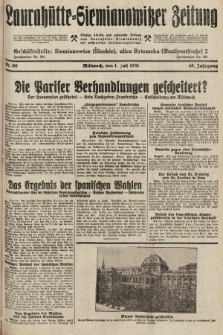 Laurahütte-Siemianowitzer Zeitung : enzige älteste und gelesenste Zeitung von Laurahütte-Siemianowitz mit wöchentlicher Unterhaitungsbeilage. 1931, nr 99