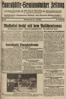 Laurahütte-Siemianowitzer Zeitung : enzige älteste und gelesenste Zeitung von Laurahütte-Siemianowitz mit wöchentlicher Unterhaitungsbeilage. 1931, nr 106