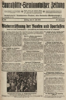Laurahütte-Siemianowitzer Zeitung : enzige älteste und gelesenste Zeitung von Laurahütte-Siemianowitz mit wöchentlicher Unterhaitungsbeilage. 1931, nr 108