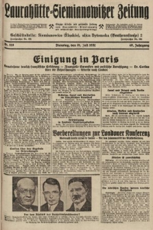 Laurahütte-Siemianowitzer Zeitung : enzige älteste und gelesenste Zeitung von Laurahütte-Siemianowitz mit wöchentlicher Unterhaitungsbeilage. 1931, nr 110