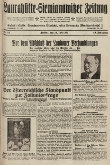 Laurahütte-Siemianowitzer Zeitung : enzige älteste und gelesenste Zeitung von Laurahütte-Siemianowitz mit wöchentlicher Unterhaitungsbeilage. 1931, nr 112