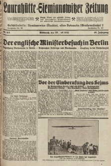 Laurahütte-Siemianowitzer Zeitung : enzige älteste und gelesenste Zeitung von Laurahütte-Siemianowitz mit wöchentlicher Unterhaitungsbeilage. 1931, nr 115