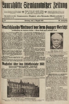 Laurahütte-Siemianowitzer Zeitung : enzige älteste und gelesenste Zeitung von Laurahütte-Siemianowitz mit wöchentlicher Unterhaitungsbeilage. 1931, nr 117