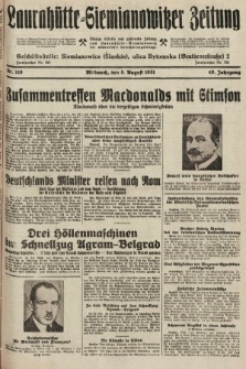 Laurahütte-Siemianowitzer Zeitung : enzige älteste und gelesenste Zeitung von Laurahütte-Siemianowitz mit wöchentlicher Unterhaitungsbeilage. 1931, nr 119