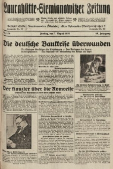 Laurahütte-Siemianowitzer Zeitung : enzige älteste und gelesenste Zeitung von Laurahütte-Siemianowitz mit wöchentlicher Unterhaitungsbeilage. 1931, nr 120
