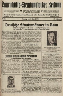 Laurahütte-Siemianowitzer Zeitung : enzige älteste und gelesenste Zeitung von Laurahütte-Siemianowitz mit wöchentlicher Unterhaitungsbeilage. 1931, nr 121