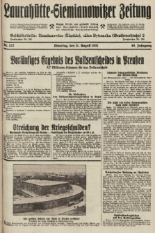 Laurahütte-Siemianowitzer Zeitung : enzige älteste und gelesenste Zeitung von Laurahütte-Siemianowitz mit wöchentlicher Unterhaitungsbeilage. 1931, nr 122