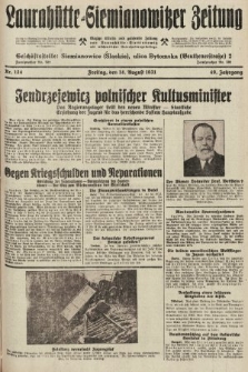 Laurahütte-Siemianowitzer Zeitung : enzige älteste und gelesenste Zeitung von Laurahütte-Siemianowitz mit wöchentlicher Unterhaitungsbeilage. 1931, nr 124