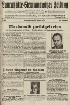 Laurahütte-Siemianowitzer Zeitung : enzige älteste und gelesenste Zeitung von Laurahütte-Siemianowitz mit wöchentlicher Unterhaitungsbeilage. 1931, nr 131