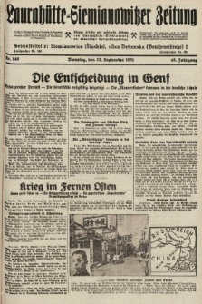 Laurahütte-Siemianowitzer Zeitung : enzige älteste und gelesenste Zeitung von Laurahütte-Siemianowitz mit wöchentlicher Unterhaitungsbeilage. 1931, nr 146