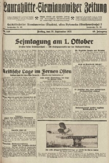 Laurahütte-Siemianowitzer Zeitung : enzige älteste und gelesenste Zeitung von Laurahütte-Siemianowitz mit wöchentlicher Unterhaitungsbeilage. 1931, nr 148