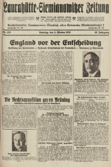 Laurahütte-Siemianowitzer Zeitung : enzige älteste und gelesenste Zeitung von Laurahütte-Siemianowitz mit wöchentlicher Unterhaitungsbeilage. 1931, nr 153