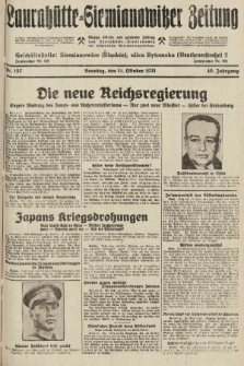 Laurahütte-Siemianowitzer Zeitung : enzige älteste und gelesenste Zeitung von Laurahütte-Siemianowitz mit wöchentlicher Unterhaitungsbeilage. 1931, nr 157