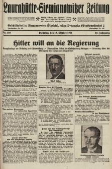 Laurahütte-Siemianowitzer Zeitung : enzige älteste und gelesenste Zeitung von Laurahütte-Siemianowitz mit wöchentlicher Unterhaitungsbeilage. 1931, nr 158
