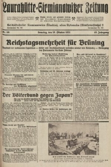 Laurahütte-Siemianowitzer Zeitung : enzige älteste und gelesenste Zeitung von Laurahütte-Siemianowitz mit wöchentlicher Unterhaitungsbeilage. 1931, nr 161