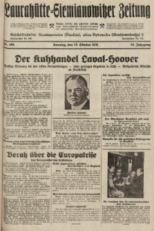 Laurahütte-Siemianowitzer Zeitung : enzige älteste und gelesenste Zeitung von Laurahütte-Siemianowitz mit wöchentlicher Unterhaitungsbeilage. 1931, nr 165