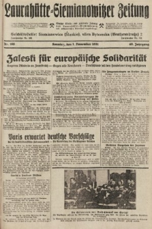 Laurahütte-Siemianowitzer Zeitung : enzige älteste und gelesenste Zeitung von Laurahütte-Siemianowitz mit wöchentlicher Unterhaitungsbeilage. 1931, nr 169