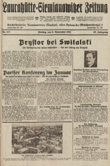 Laurahütte-Siemianowitzer Zeitung : enzige älteste und gelesenste Zeitung von Laurahütte-Siemianowitz mit wöchentlicher Unterhaitungsbeilage. 1931, nr 172
