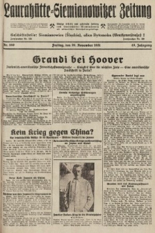 Laurahütte-Siemianowitzer Zeitung : enzige älteste und gelesenste Zeitung von Laurahütte-Siemianowitz mit wöchentlicher Unterhaitungsbeilage. 1931, nr 180