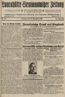 Laurahütte-Siemianowitzer Zeitung : enzige älteste und gelesenste Zeitung von Laurahütte-Siemianowitz mit wöchentlicher Unterhaitungsbeilage. 1931, nr 185
