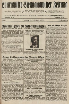 Laurahütte-Siemianowitzer Zeitung : enzige älteste und gelesenste Zeitung von Laurahütte-Siemianowitz mit wöchentlicher Unterhaitungsbeilage. 1931, nr 189
