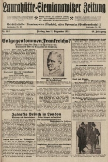 Laurahütte-Siemianowitzer Zeitung : enzige älteste und gelesenste Zeitung von Laurahütte-Siemianowitz mit wöchentlicher Unterhaitungsbeilage. 1931, nr 192